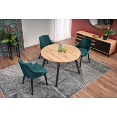 Apaļš virtuves koka galds RUBEN